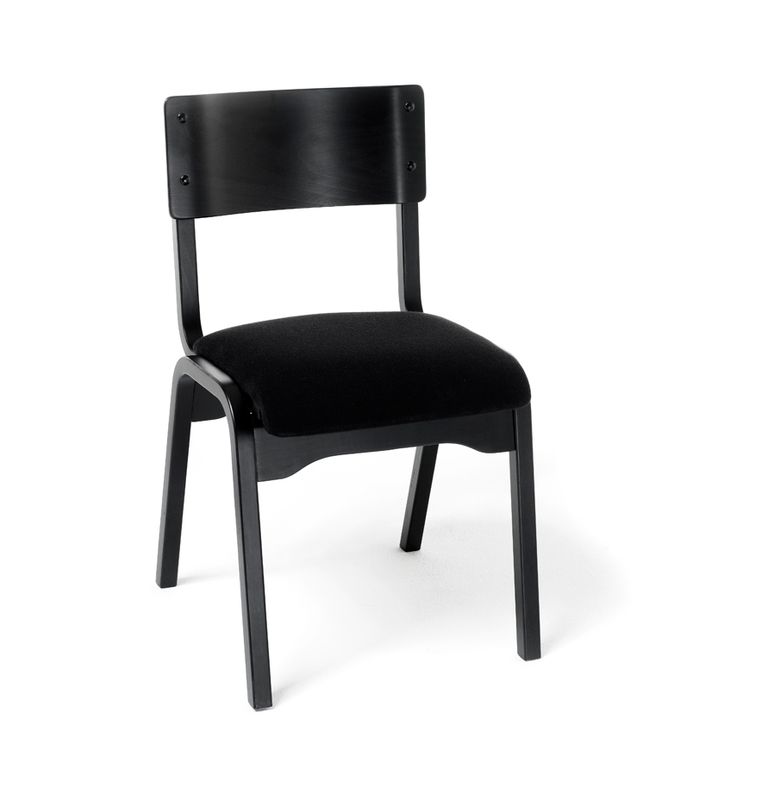 Fixstolen 1 svart | 4-pack
