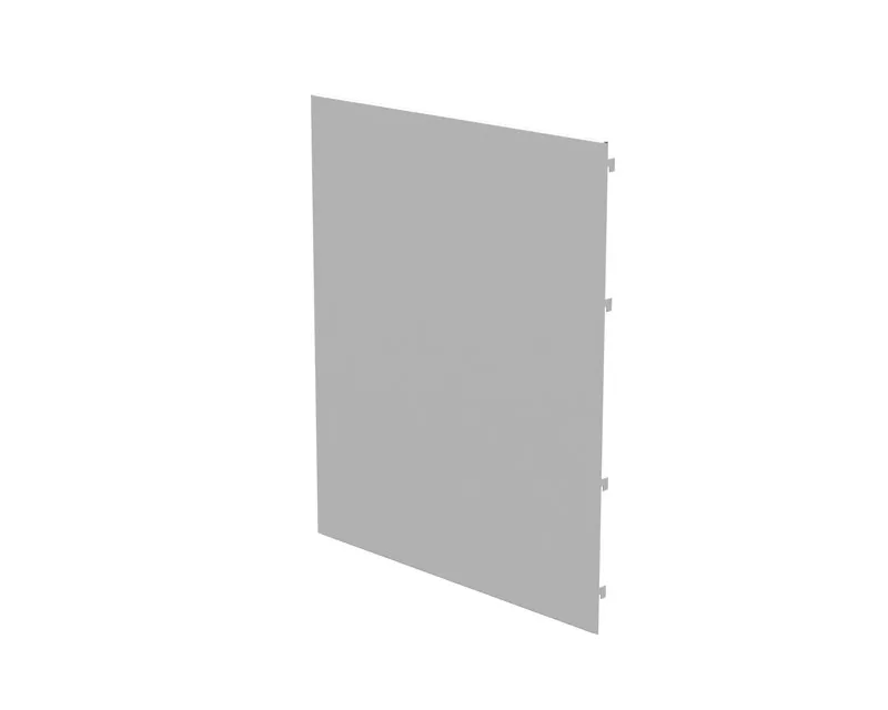 Plåtrygg Ricana slät 600x702 mm vit