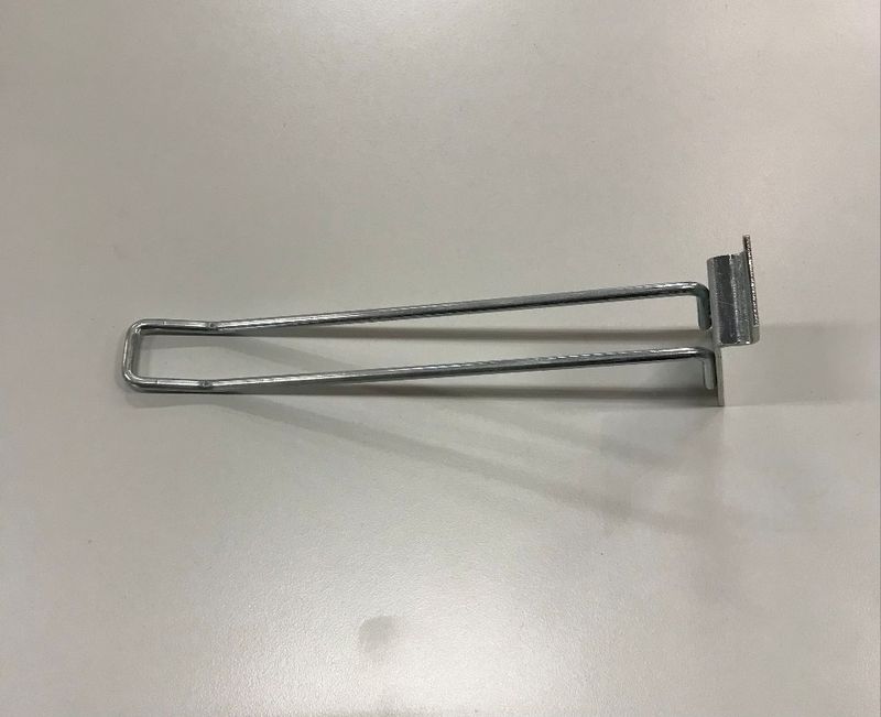 Dubbelspjut 200 mm för spårpanel - begagnat