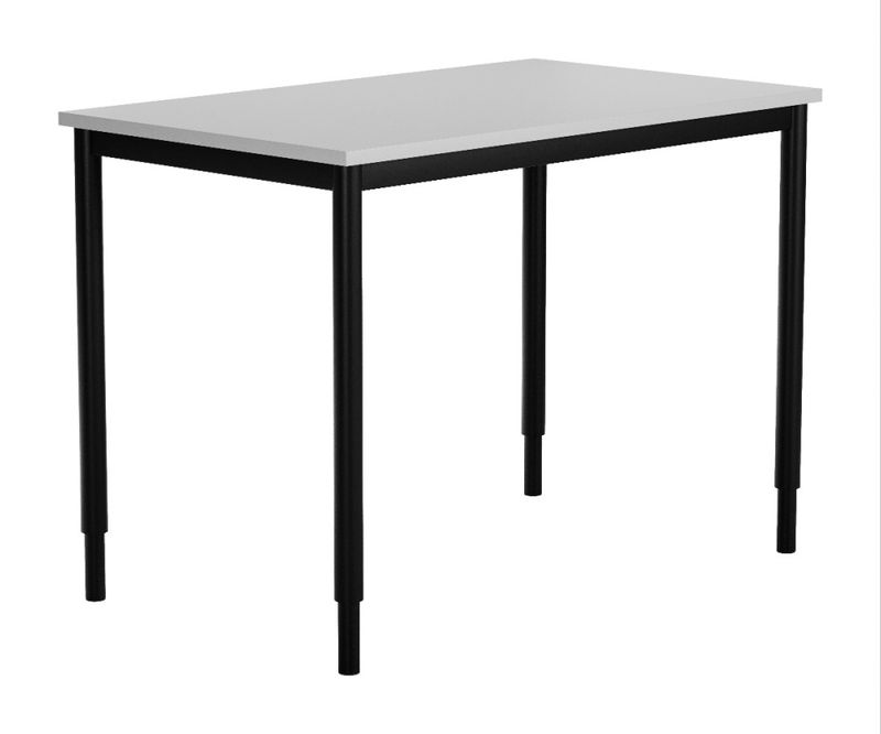 Bord med svarta hörnben 800x600 mm