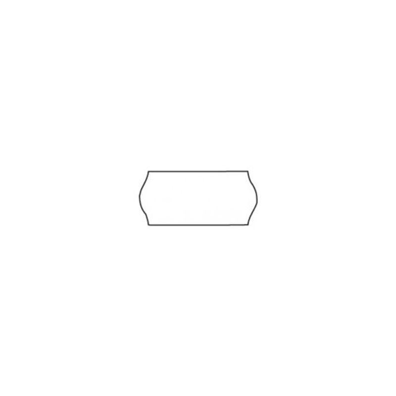 Etikett Meto 26x12mm vit