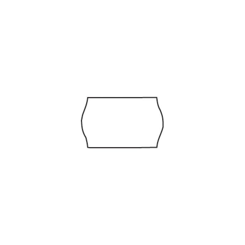 Etikett 26x16mm G1 avtagbar vit