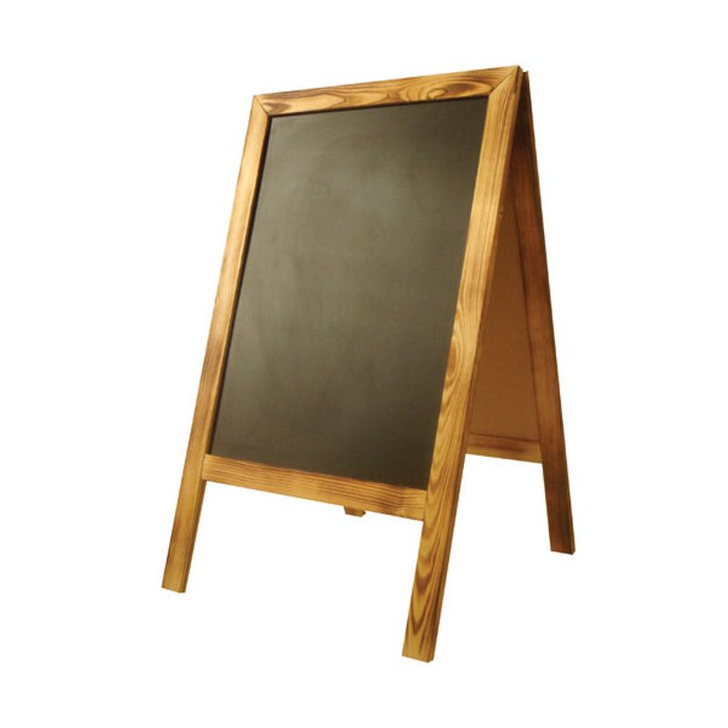 Gatupratare A-ställ 50x70cm griffel/flammad furu