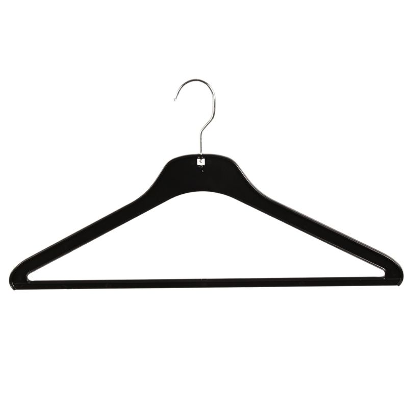 Galge rak med stång 46cm 125-pack svart
