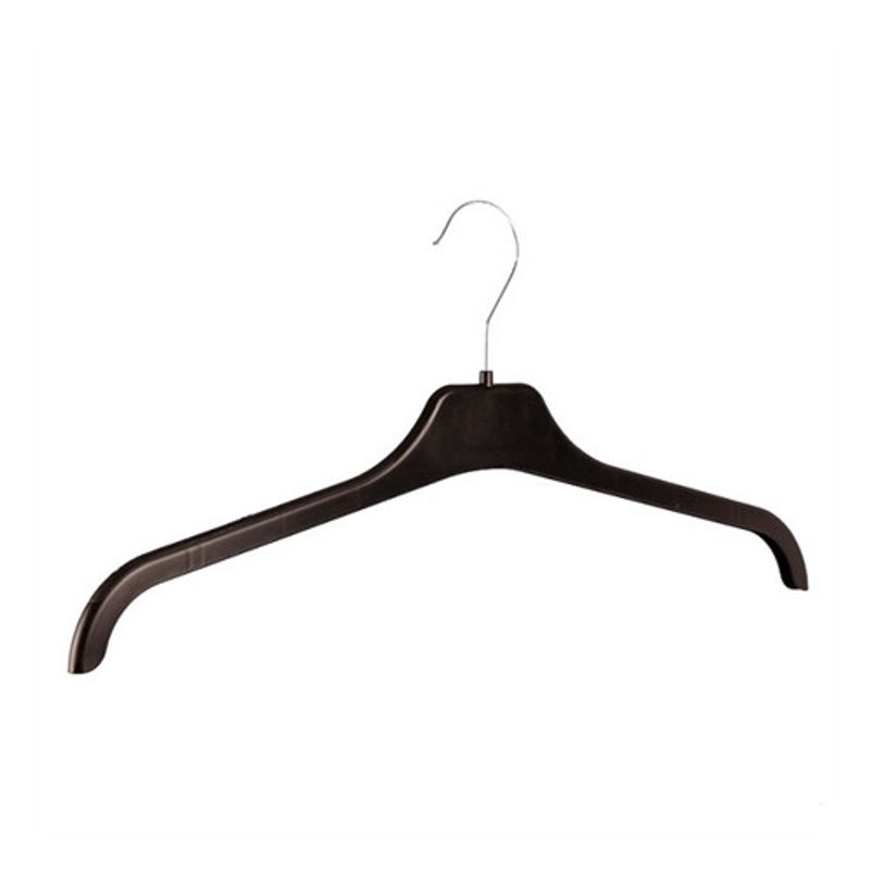 Klädhängare med Non-slip 46cm 190-pack svart
