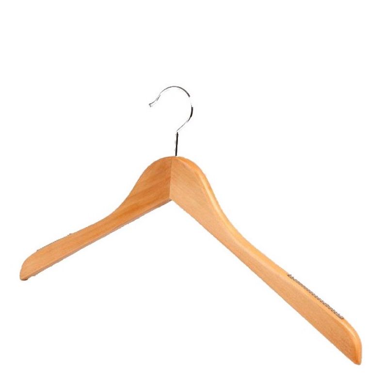Trähängare rak med non-slip 45cm 50-pack