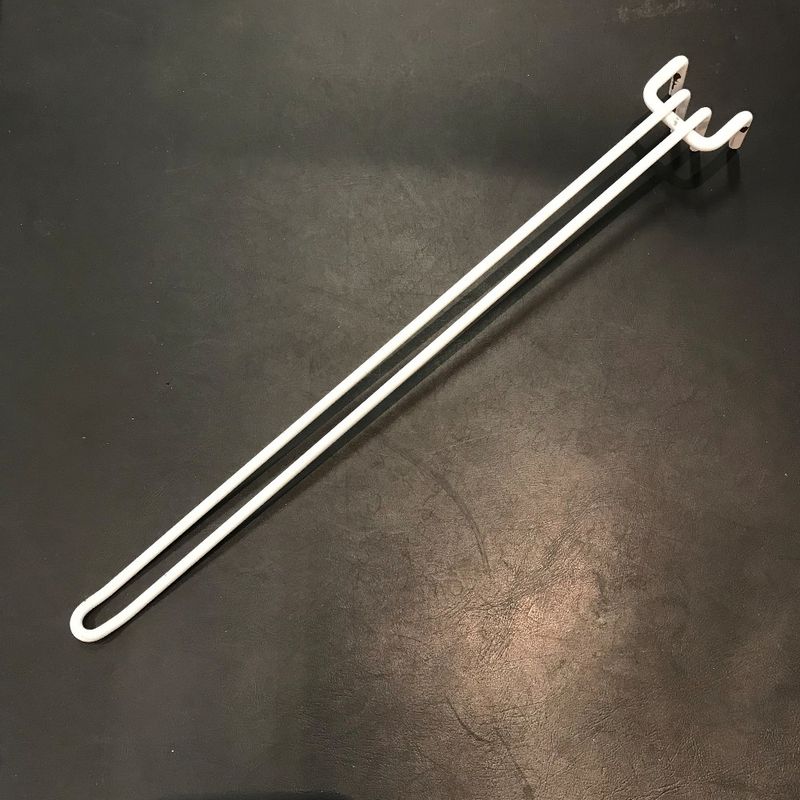 Dubbelspjut vita 300 mm för spjutskena/detaljskena - begagnat