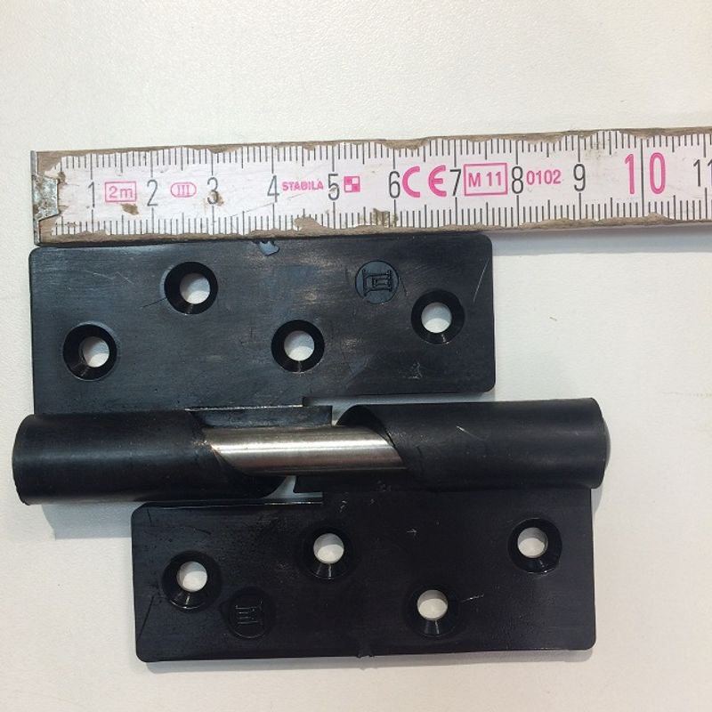 Lyftgångjärn svart nylon 5-pack - Bild 2