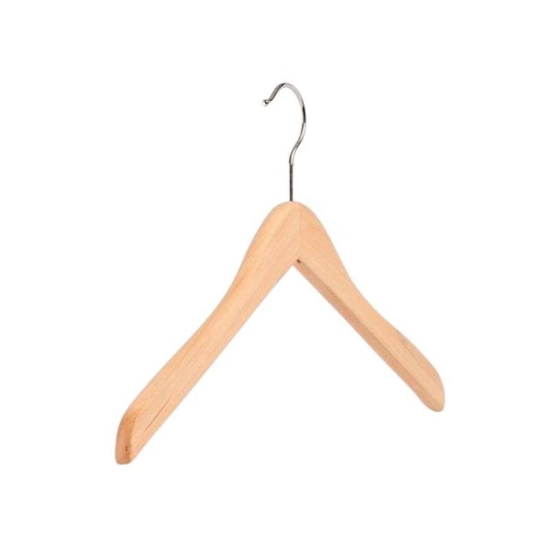 Trähängare barn rak 35 cm 50-pack