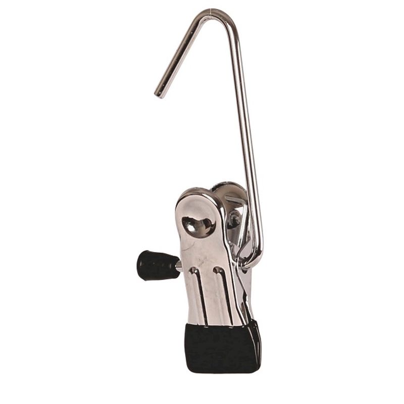 Enkelclips liten krok - krom