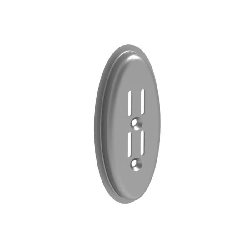 Väggfäste Singel oval silver