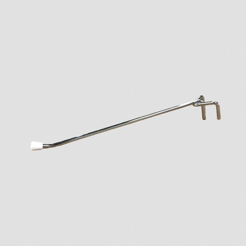 Enkelspjut detaljskena 4x200 mm zink m plastpropp