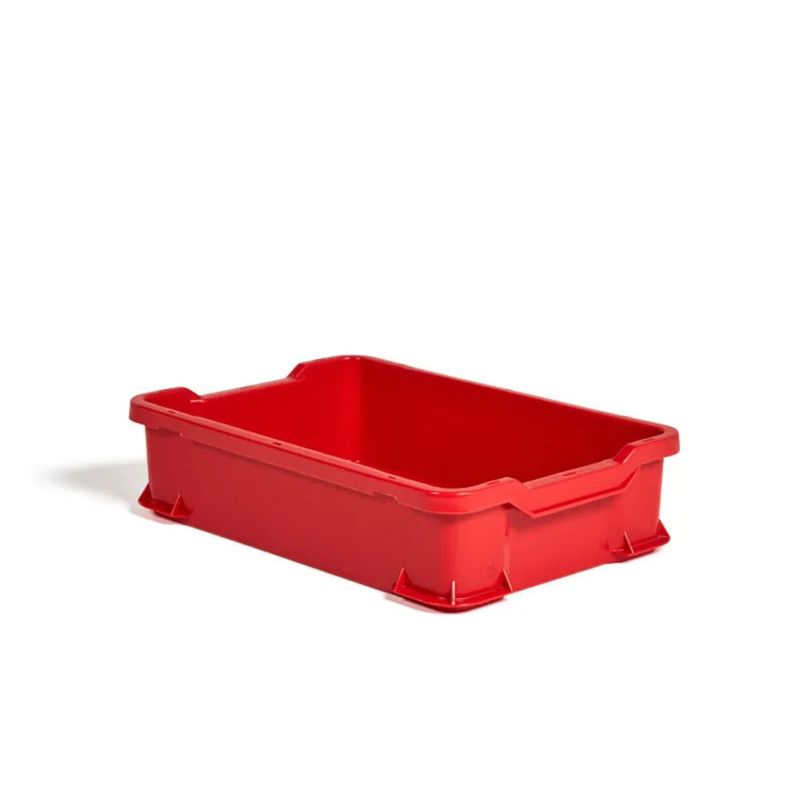 Plastback UNI röd 24 liter | 60x40x14,5 cm