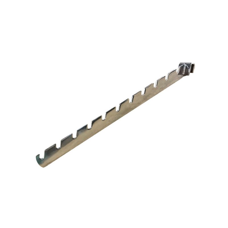 Hackarm detaljskena lutande 350 mm krom