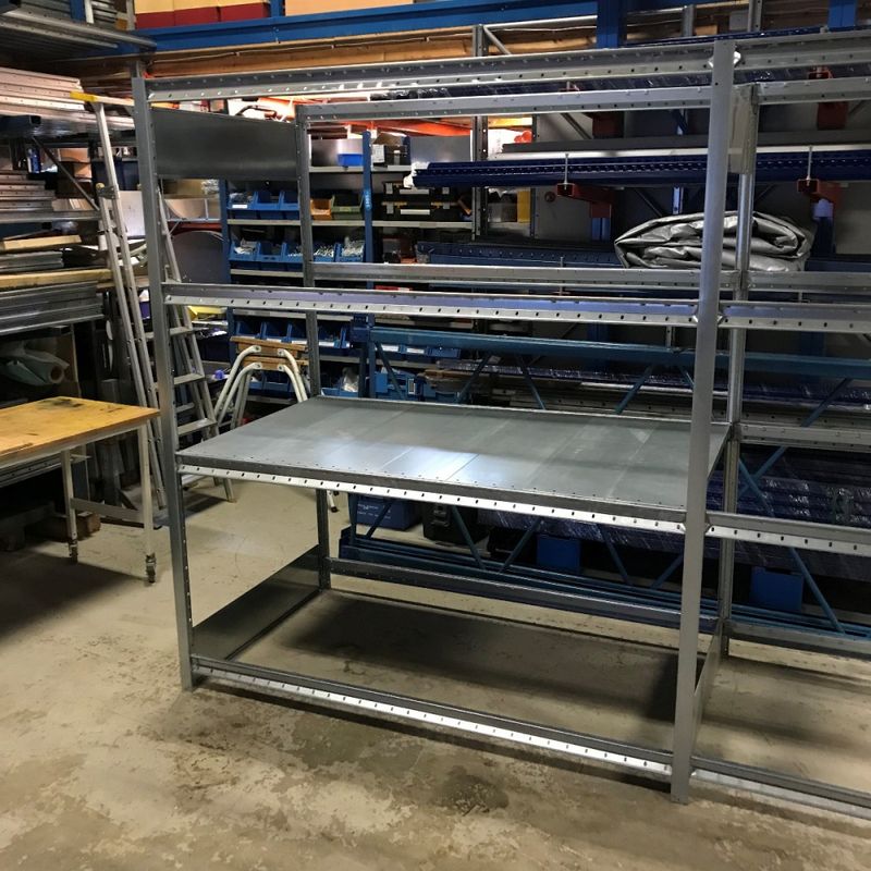 Lagerhylla Hi280 H210 Djup 100cm Paketpris - begagnat