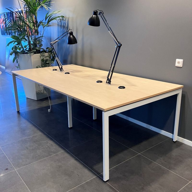 Bord Kinnarps 1200x2400mm björklaminat - begagnat