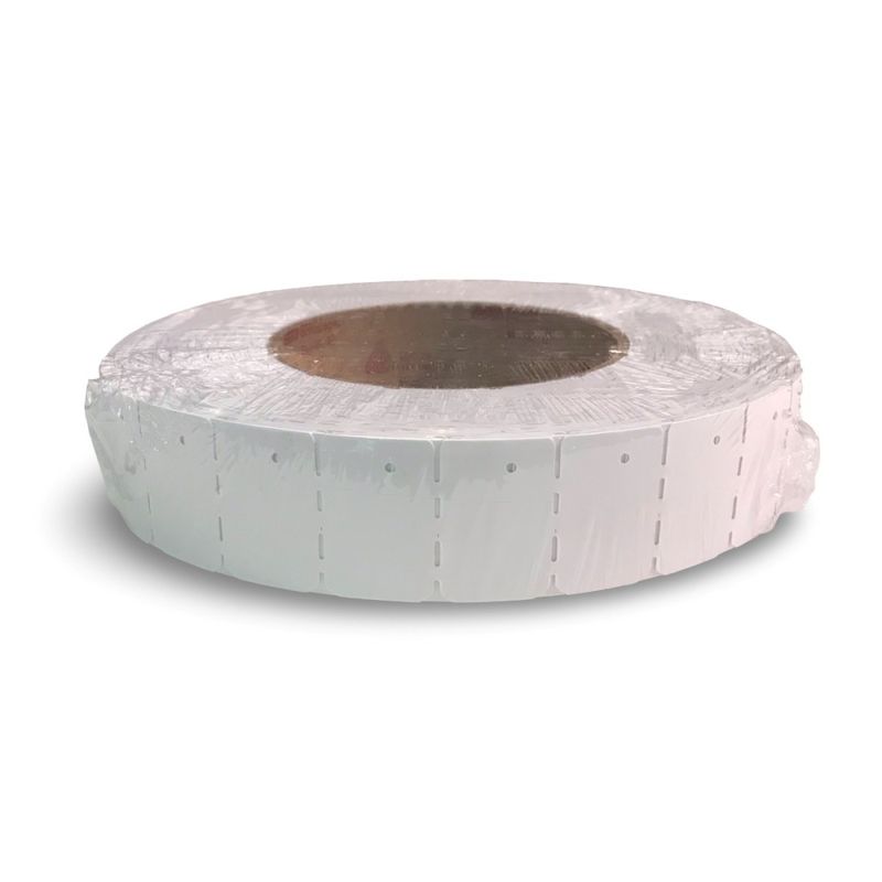 Etikett till fästpistol 38x25mm 1000/rulle vit