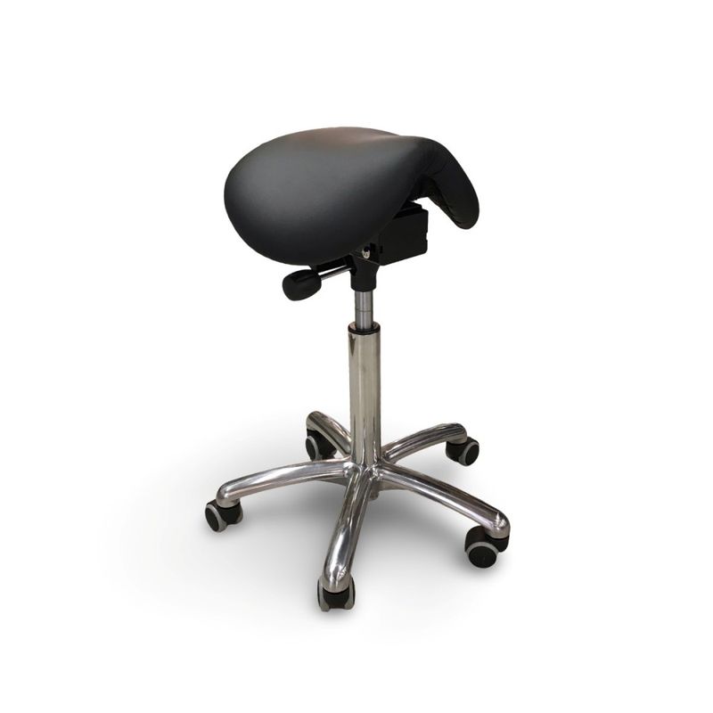 Sadelstol Mini ALU50 svart