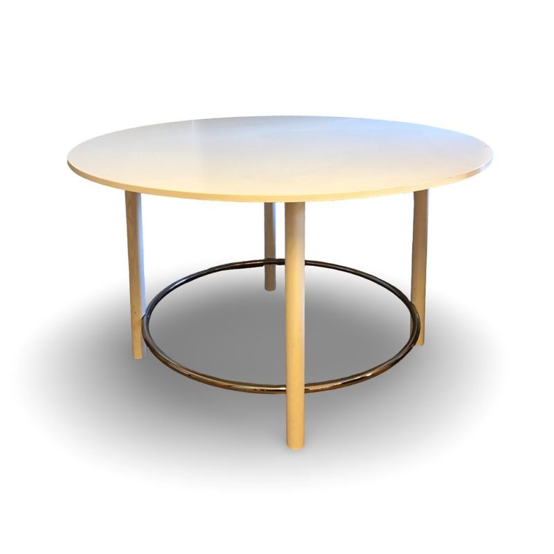 Bord Ø 150cm höjd 90cm vitt - begagnat