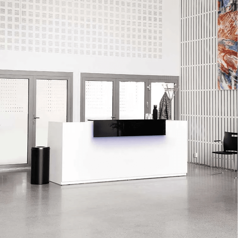 Receptionsdisk Libra | 1100x1730 mm | fast höjd