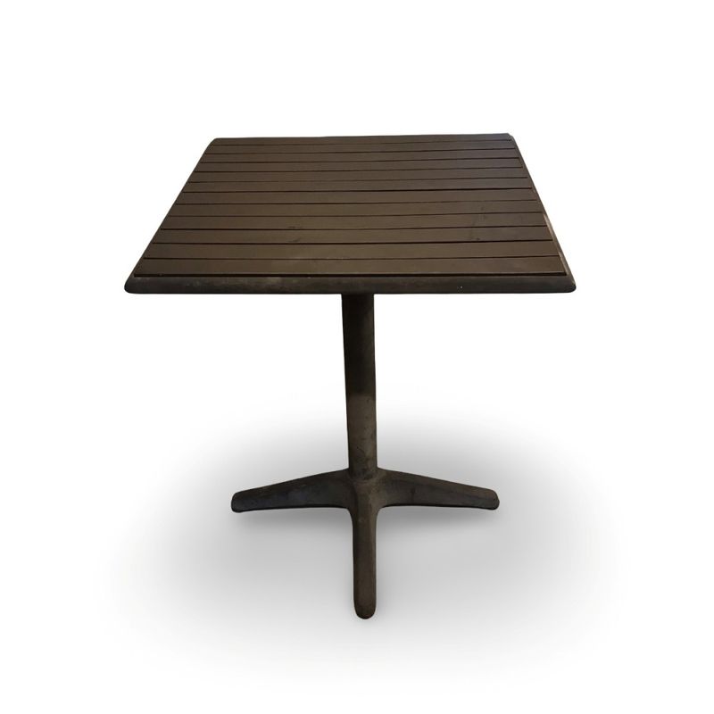 Utebord / Cafébord 60x60 cm svart - begagnat