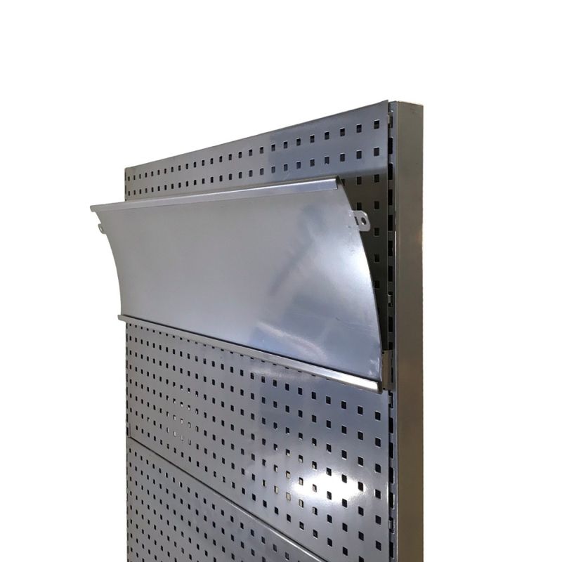 Skylthållare svängd 270x900 mm grå - begagnad
