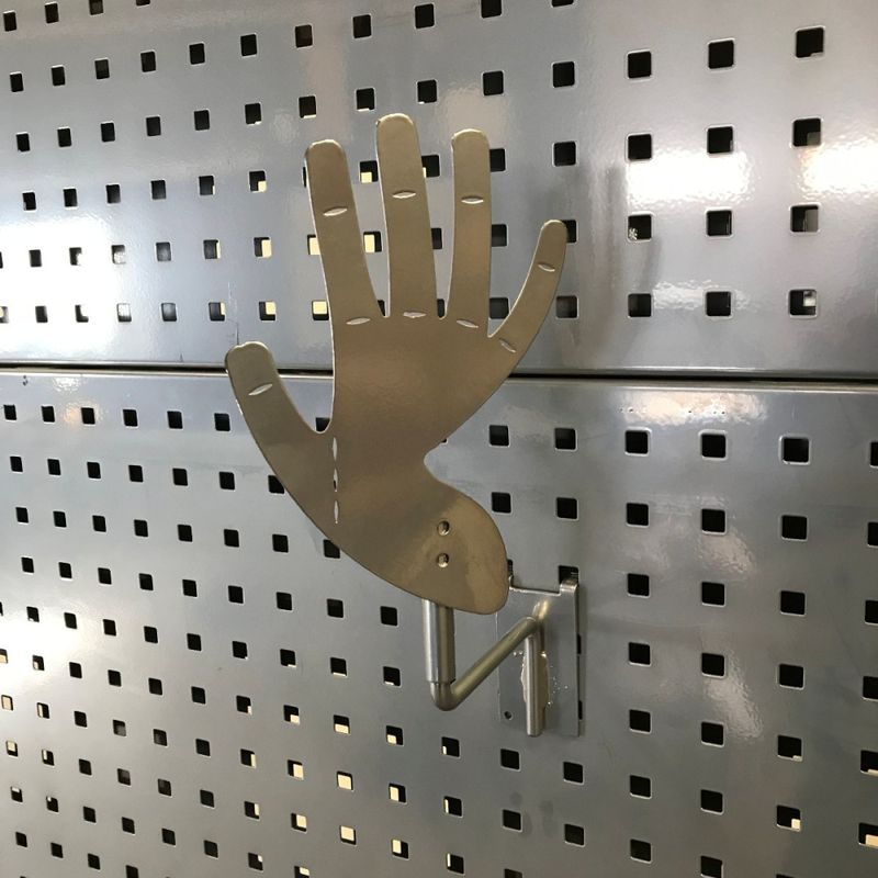 Hand för visning av handskar grå - begagnad