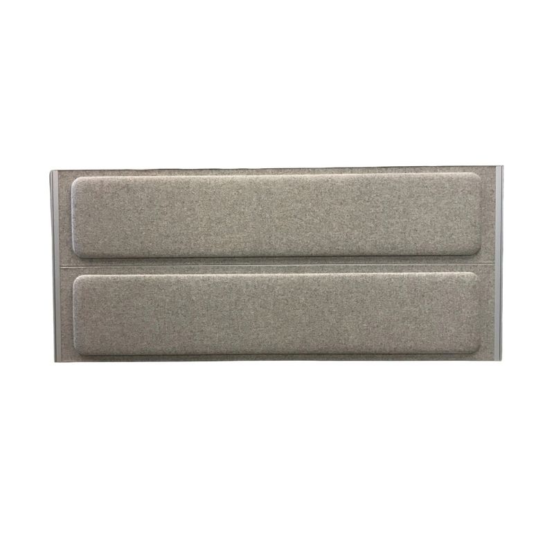 Bordsskärm 160x70x5 cm gråmelerad - begagnad