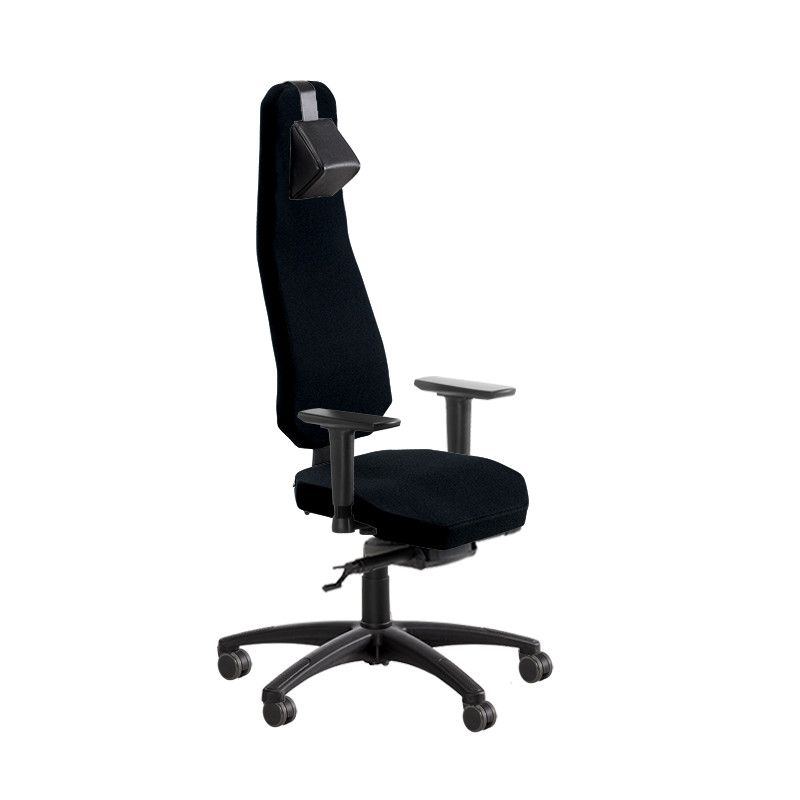 Kontorsstol Ullman Q-Lite Tyg Gaja svart