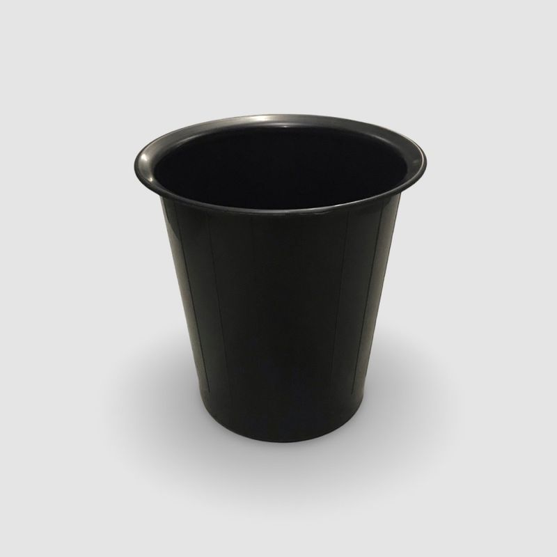 Papperskorg rund | 14 liter | svart