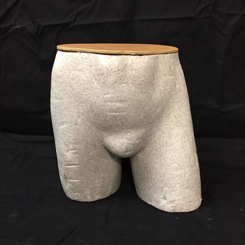 Torso - herrunderdel med trätopp - begagnad