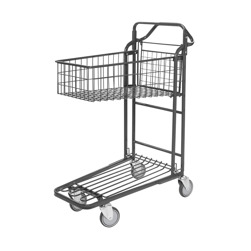 Butiksvagn Ergo med korg stackningsbar